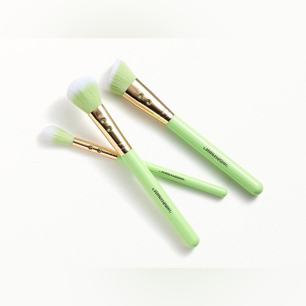SLMISSGLAM | Green Trio Brush Set
